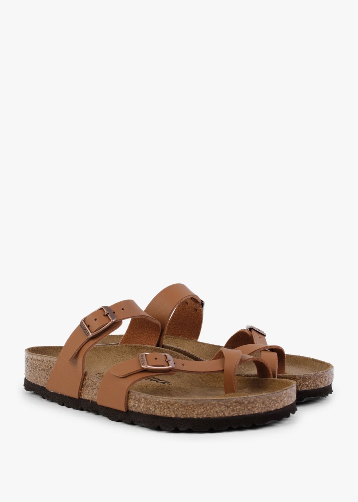 Mayari Ginger Brown Birko-Flor Thong Sandals