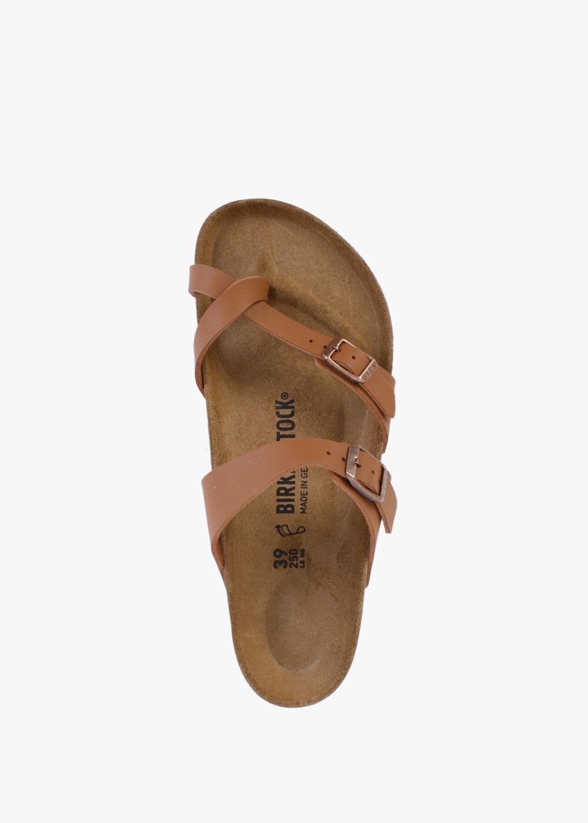 Mayari Ginger Brown Birko-Flor Thong Sandals