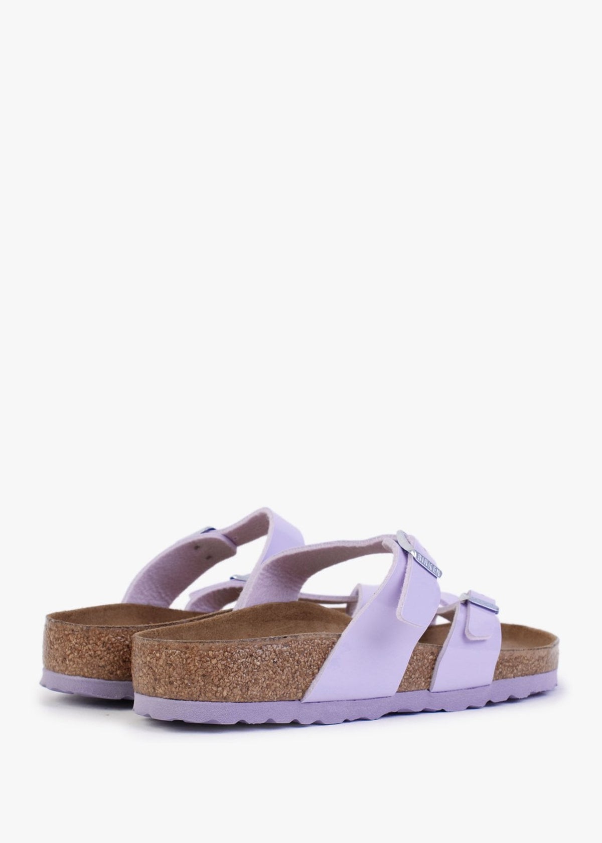 Mayari Purple Fog Patent Birko-Flor Thong Sandals