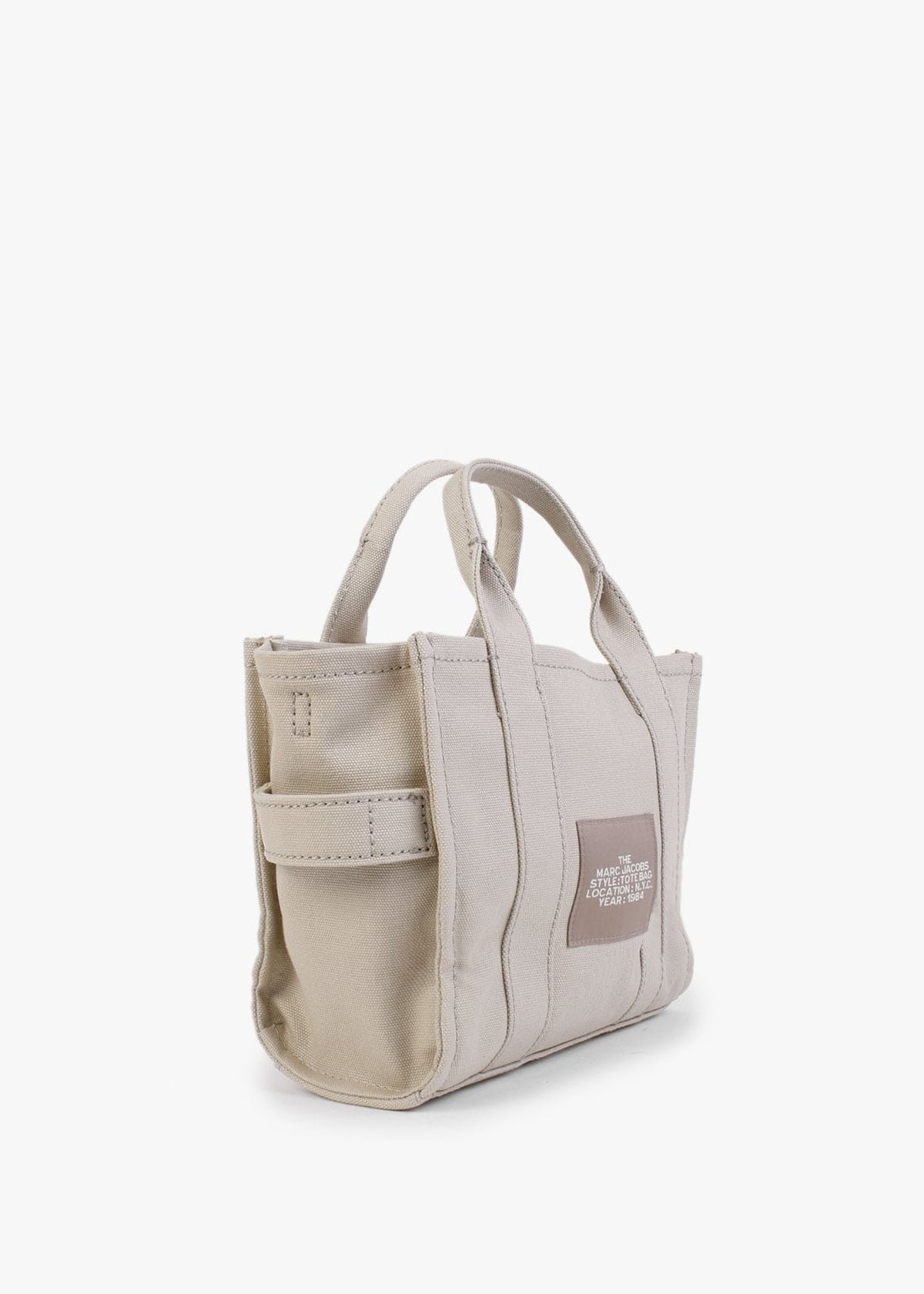 The Small Beige Canvas Tote Bag