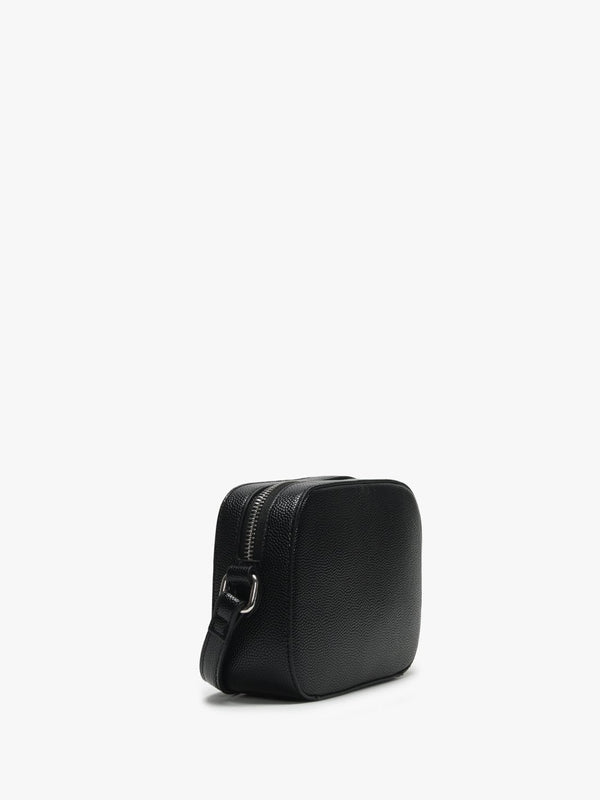 Divina Black Pebbled Camera Bag