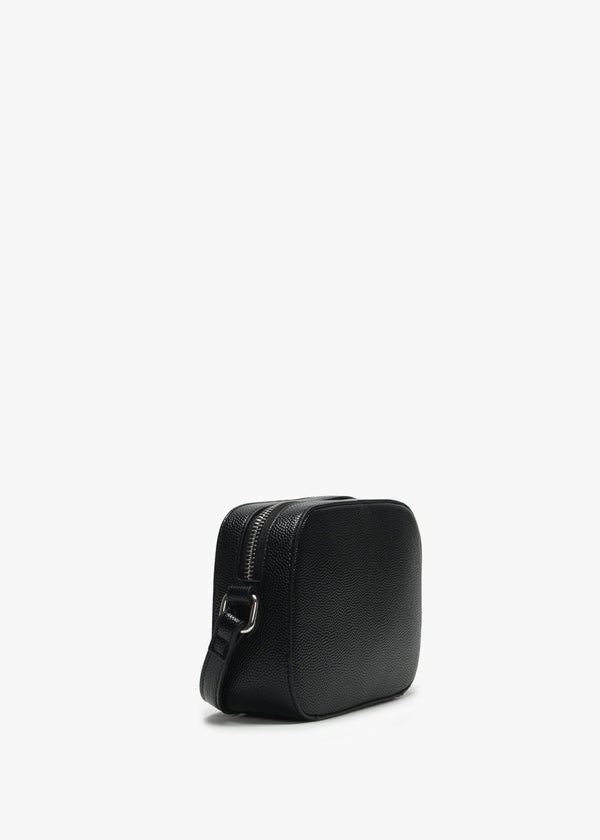 Divina Black Pebbled Camera Bag