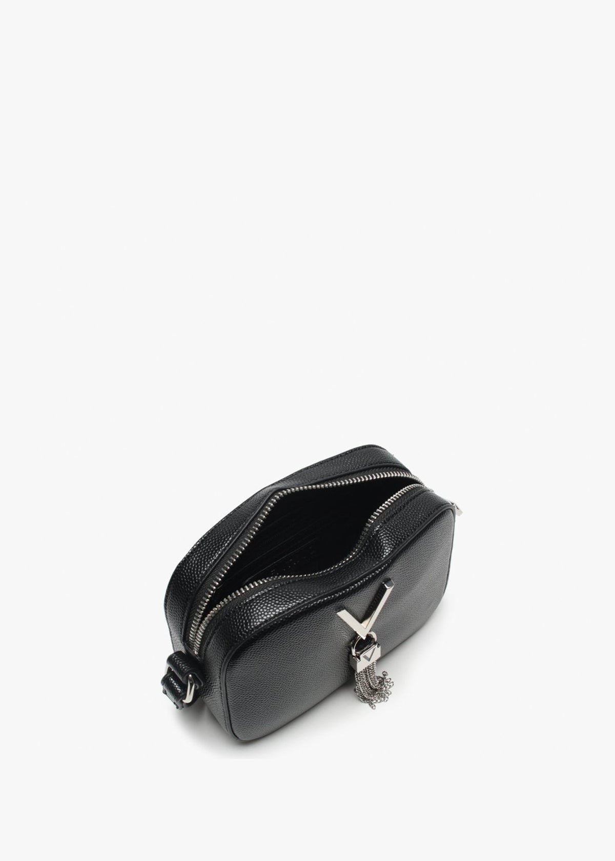 Divina Black Pebbled Camera Bag