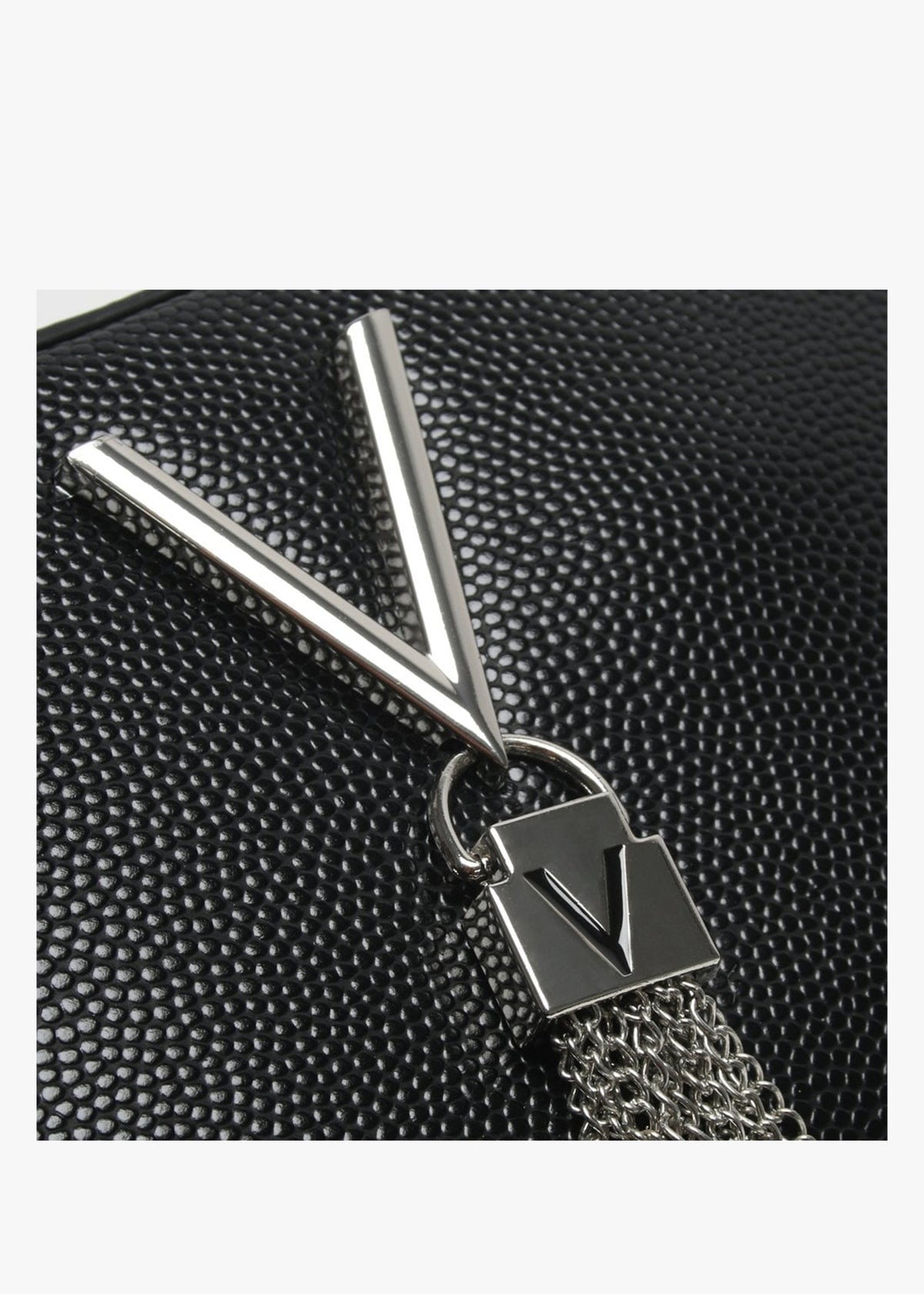 Divina Black Pebbled Camera Bag