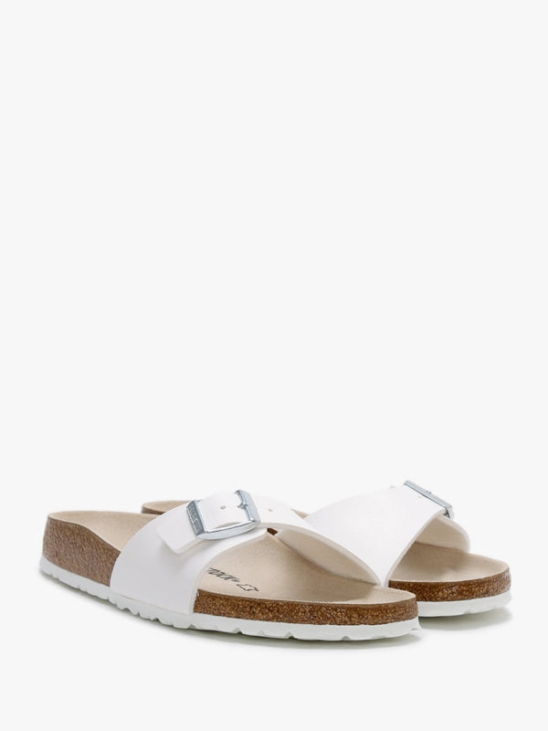Birkenstock Women's Madrid Birko-Flor White Mules
