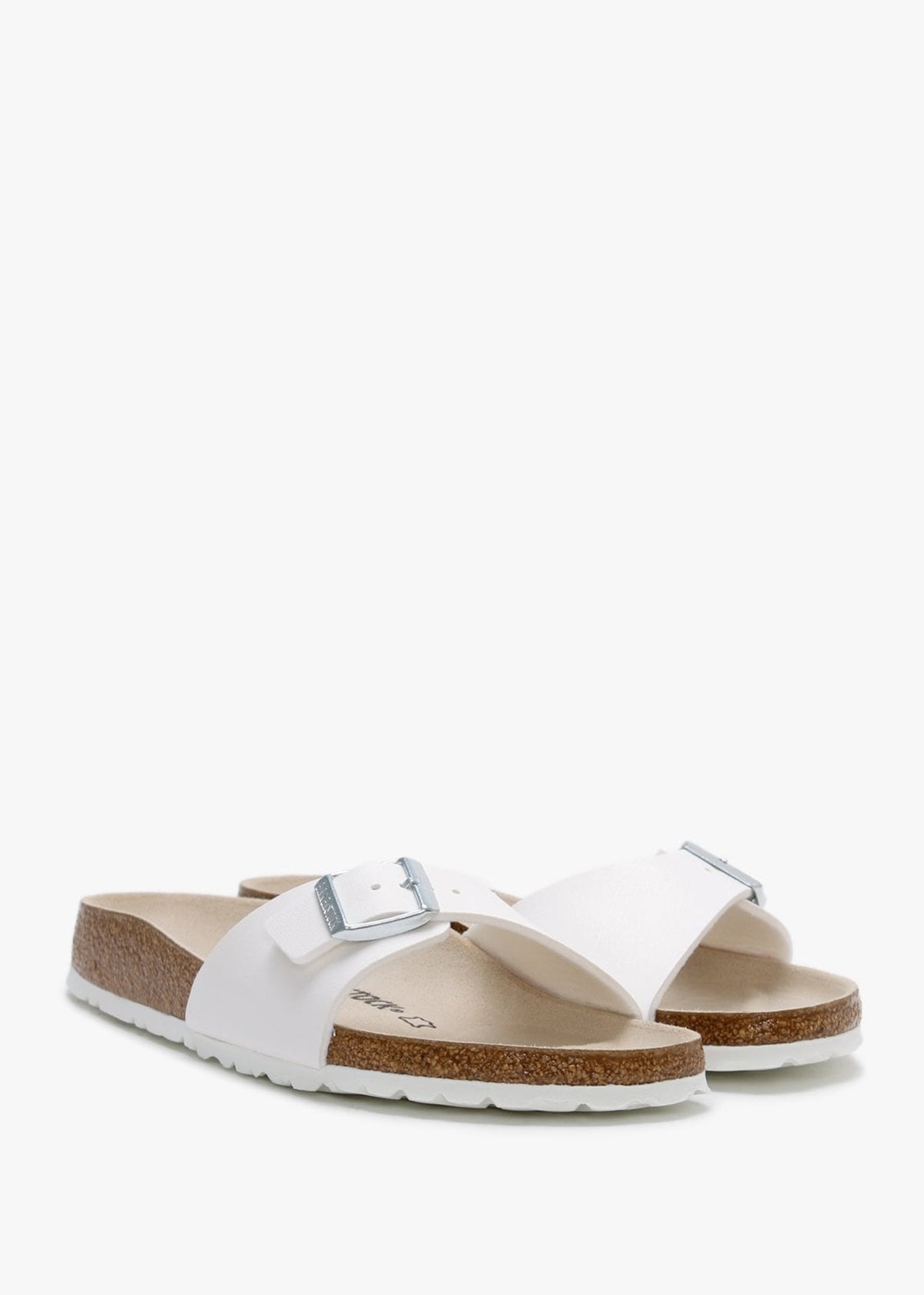 Birkenstock Women's Madrid Birko-Flor White Mules