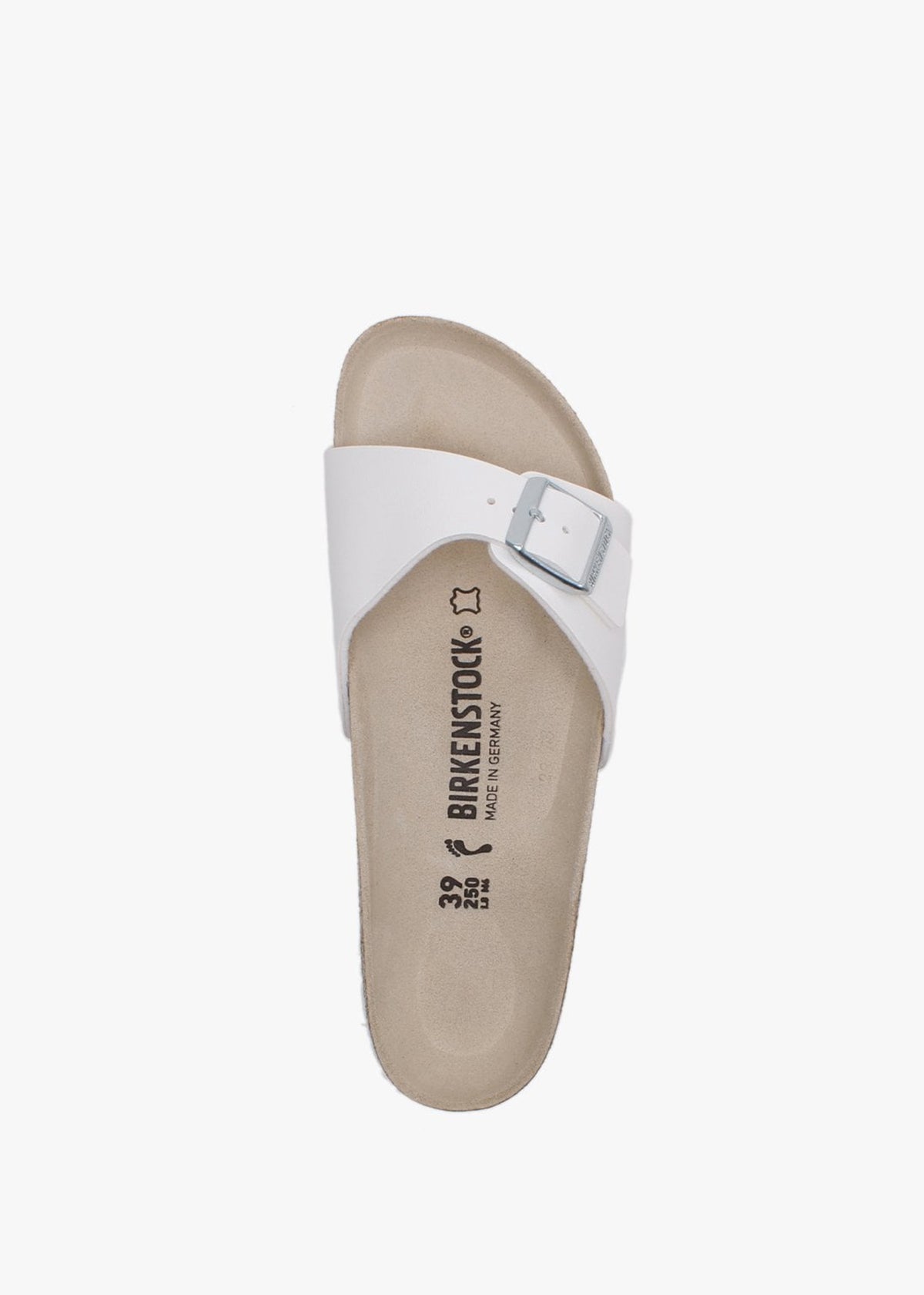 Birkenstock Women's Madrid Birko-Flor White Mules