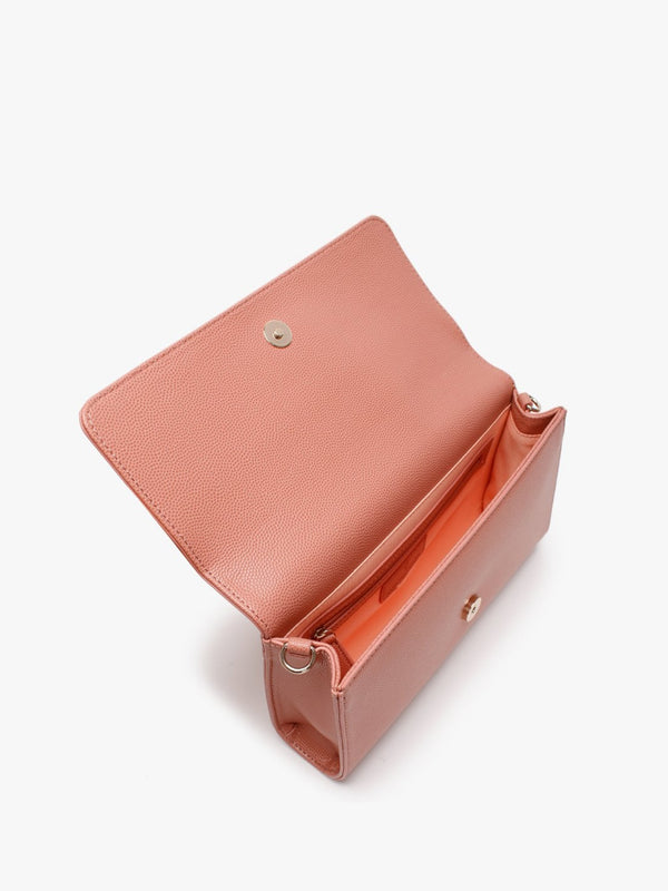 Divina Rosa Antico Pebbled Clutch Bag
