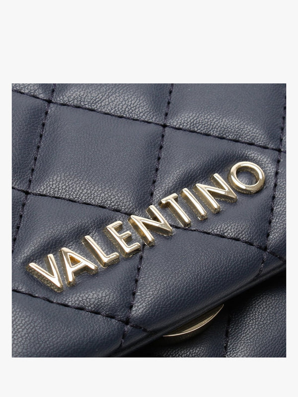 Ocarina Blue Quilted Cross-Body Bag