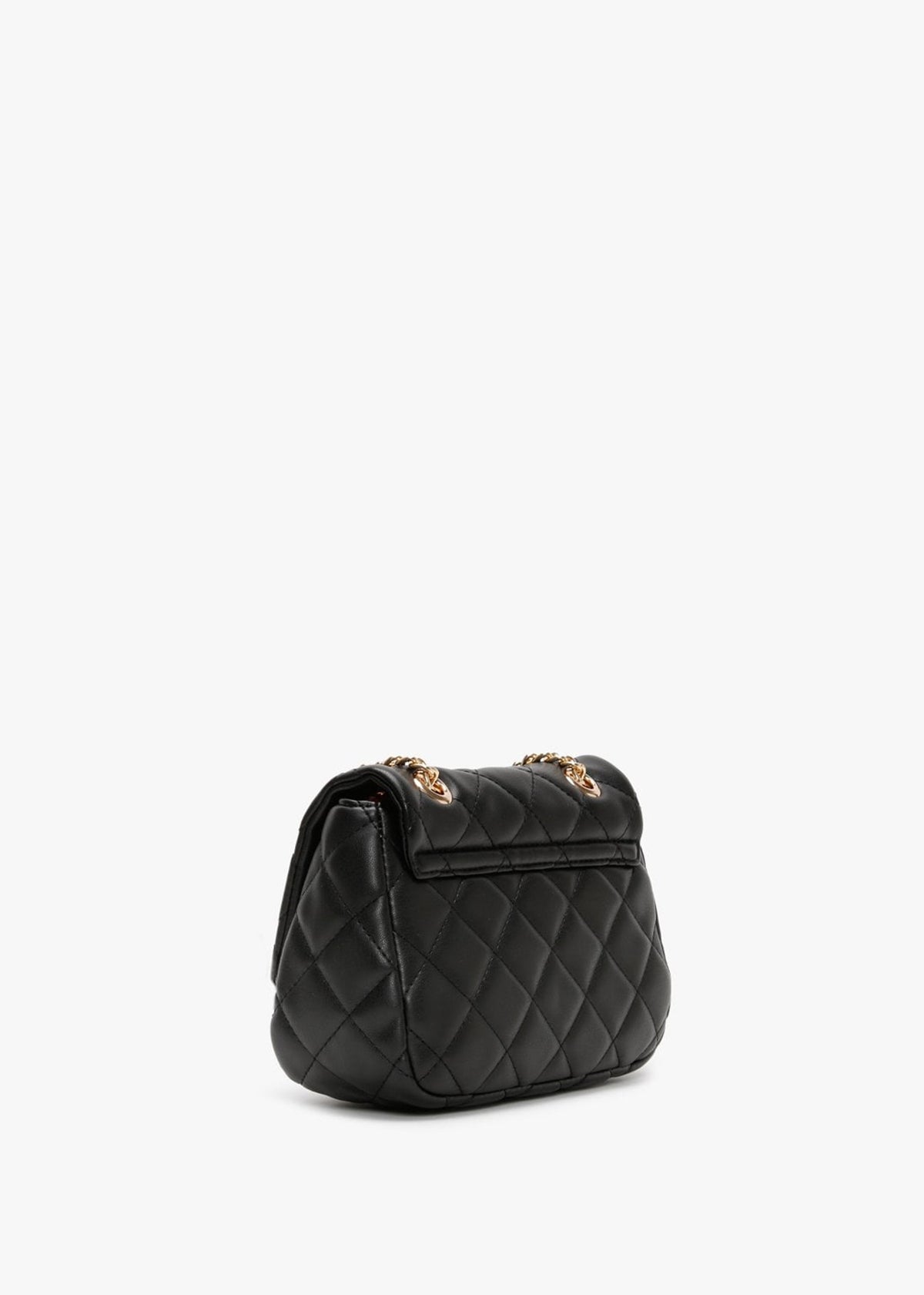 Ocarina Black Quilted Cross-Body Bag