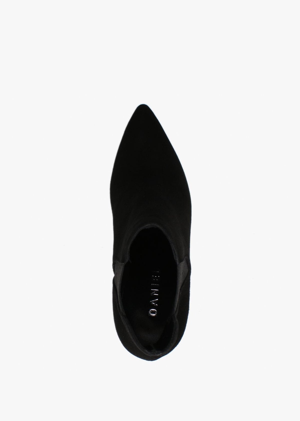 Adril Black Suede Ankle Boots