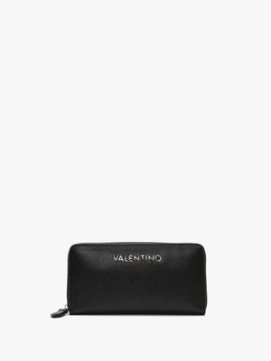 Divina Black Zip Around Wallet