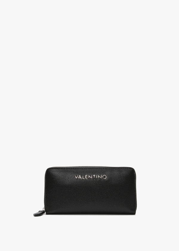 Divina Black Zip Around Wallet
