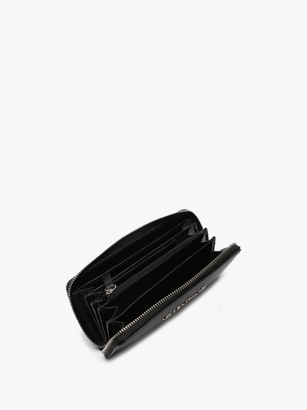 Divina Black Zip Around Wallet
