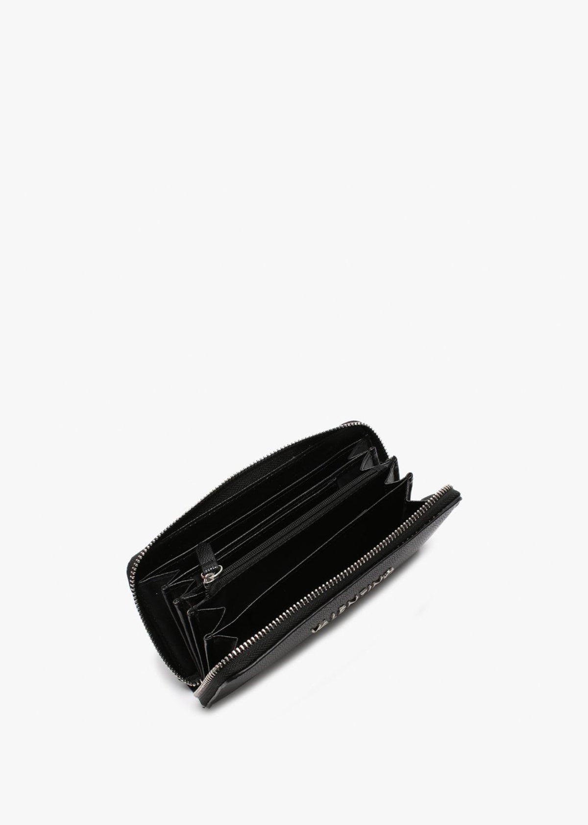 Divina Black Zip Around Wallet