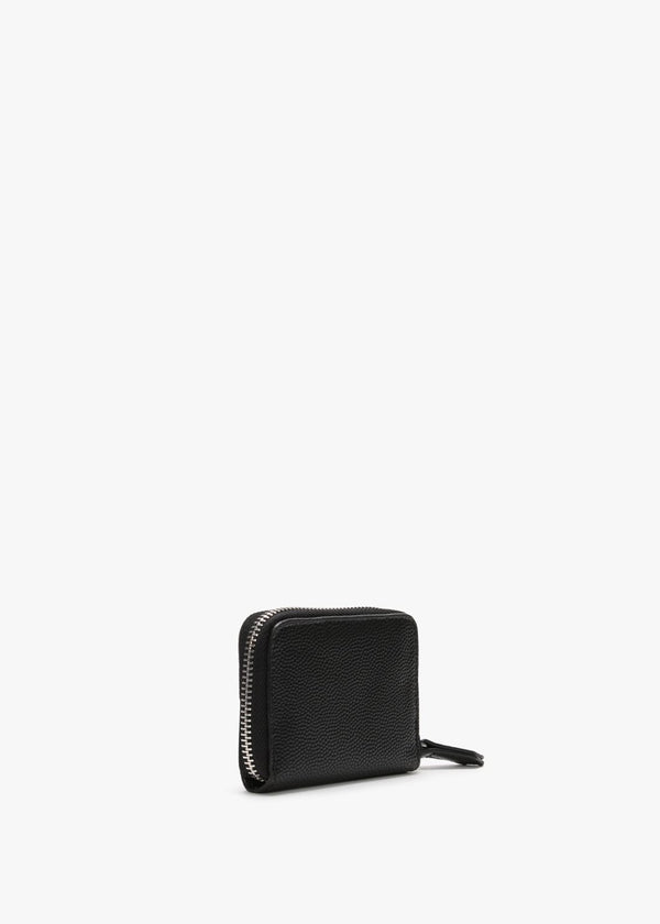 Divina Black Pebbled Coin Purse