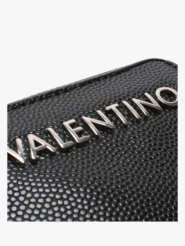 Divina Black Pebbled Coin Purse