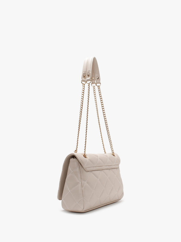 Ocarina Ecru Quilted Satchel Bag