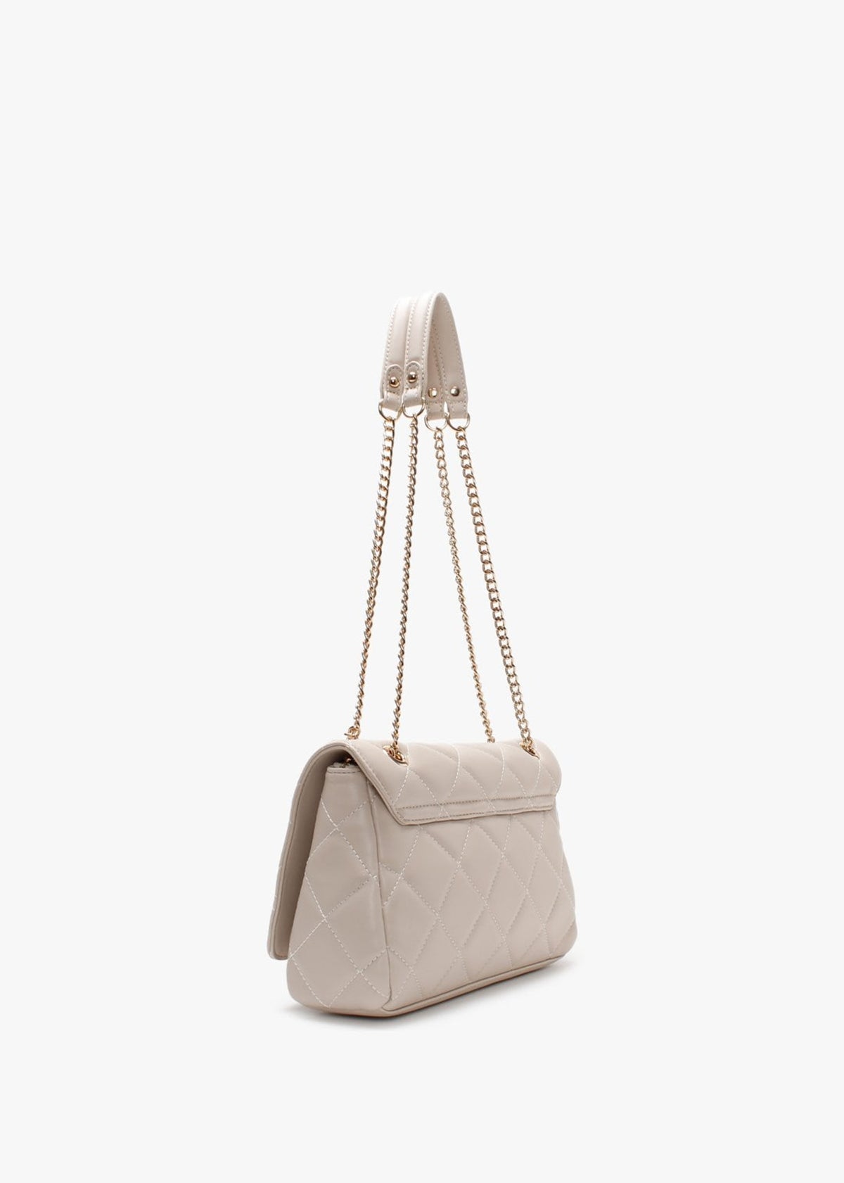 Ocarina Ecru Quilted Satchel Bag