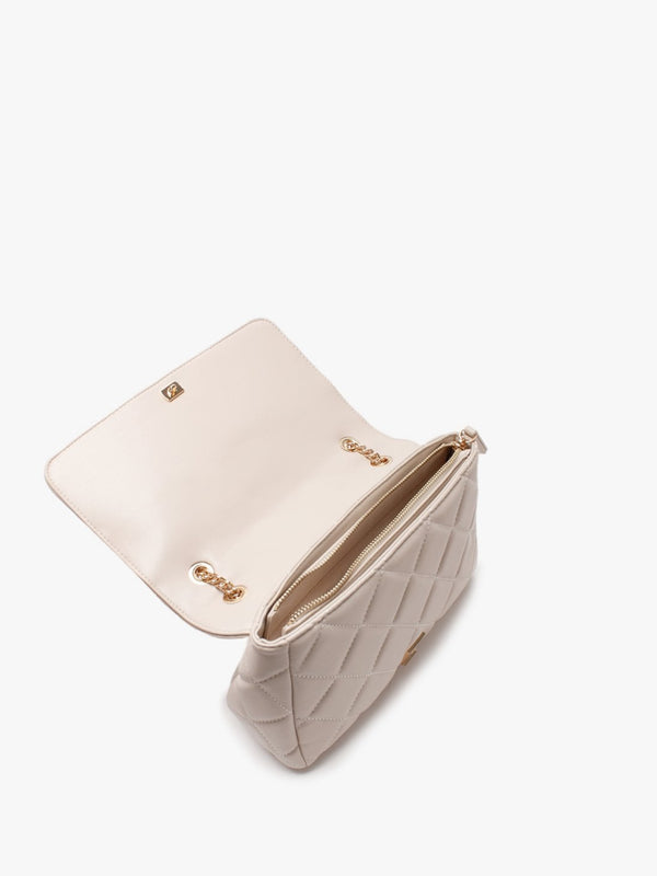 Ocarina Ecru Quilted Satchel Bag