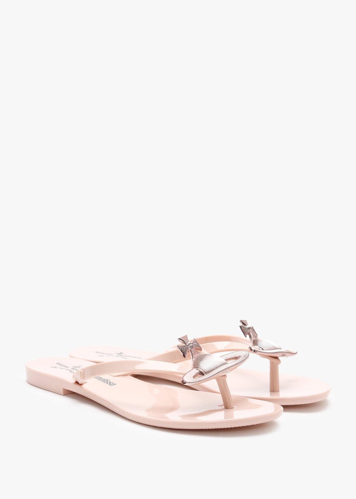 x Melissa Harmonic Orb Blush Flip Flops