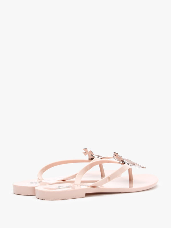 x Melissa Harmonic Orb Blush Flip Flops