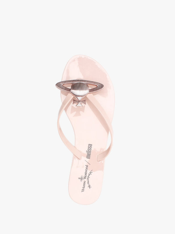 x Melissa Harmonic Orb Blush Flip Flops