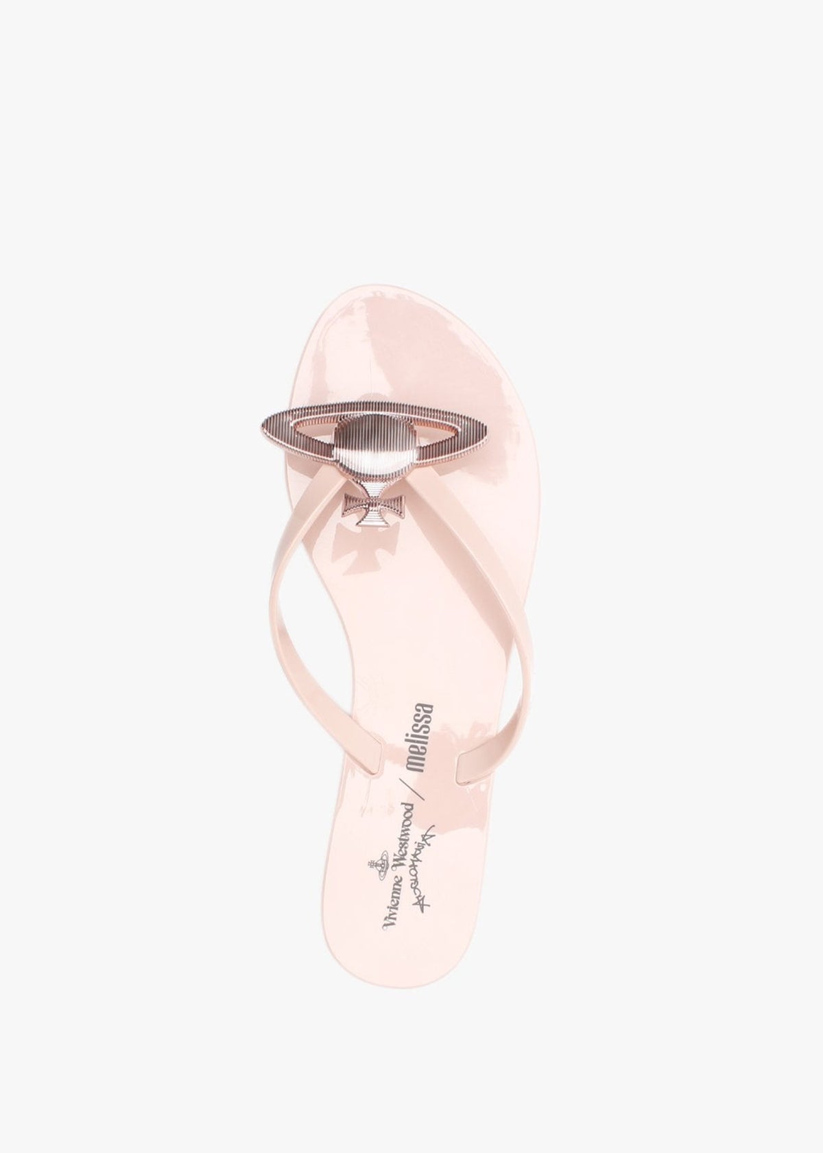 x Melissa Harmonic Orb Blush Flip Flops