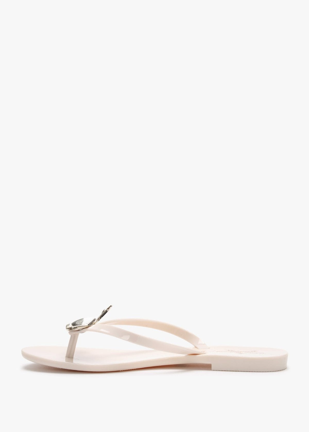 x Melissa Harmonic Orb Ivory Flip Flops