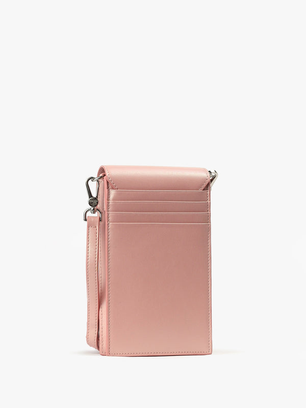 Pink Pearlized Leather Phone Case