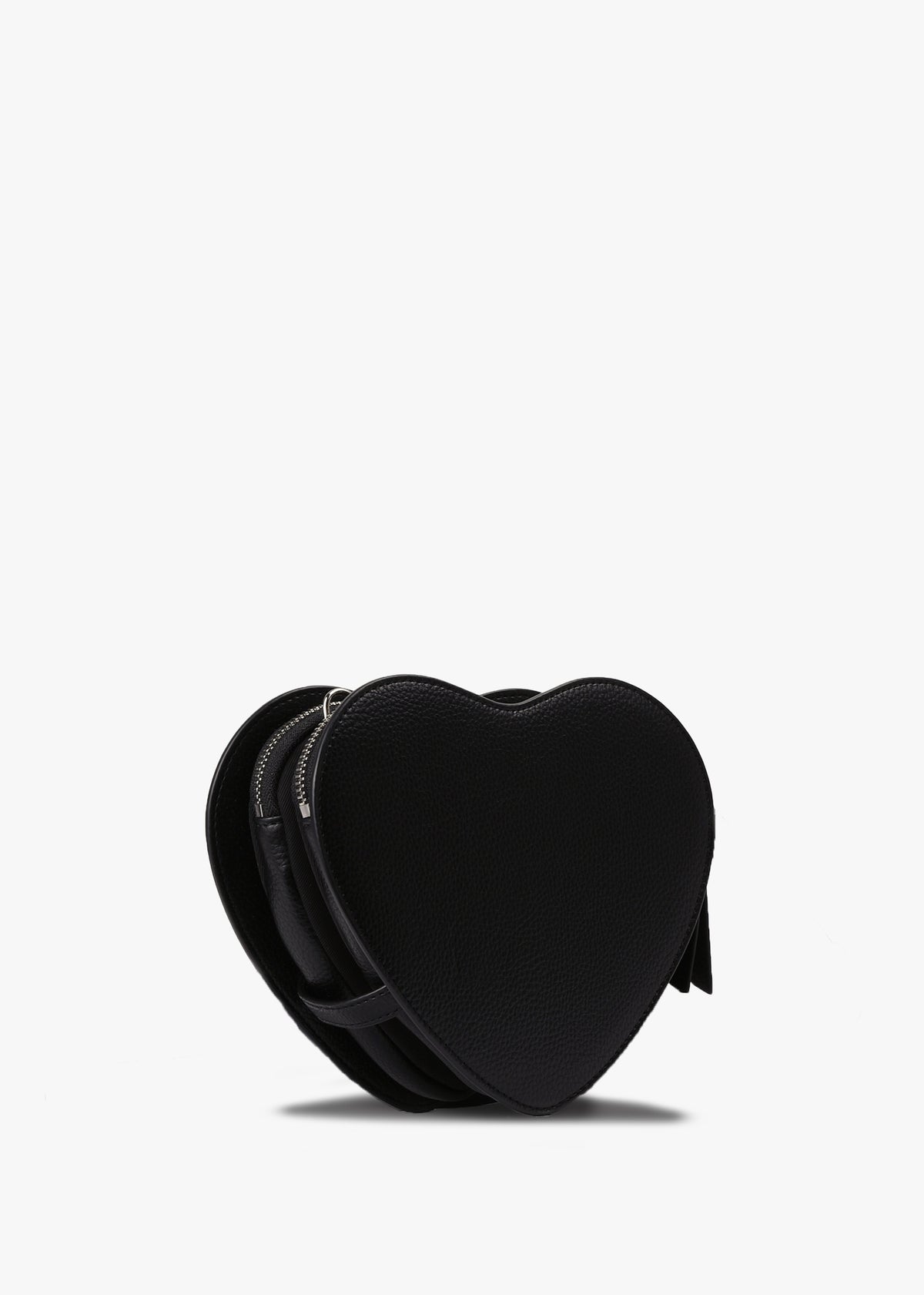Women's Louise Heart Black Cross Body Bag