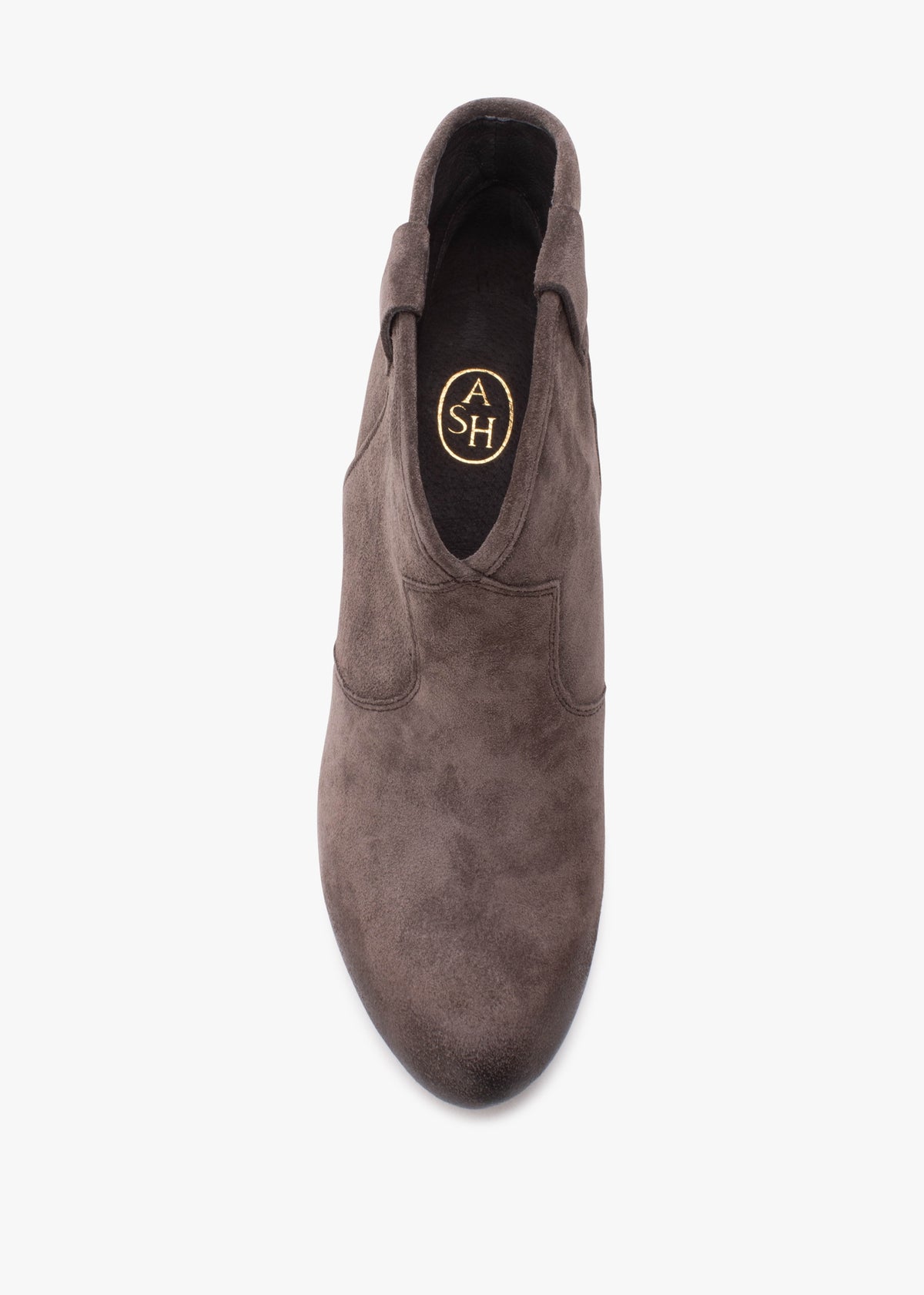 Jalouse Brown Suede Western Ankle Boots