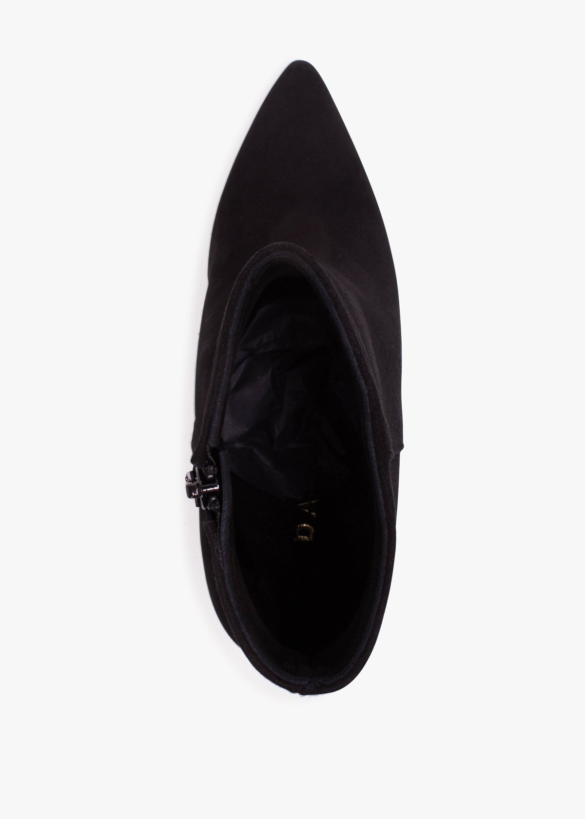 Abigail Black Suede Platform Ankle Boots