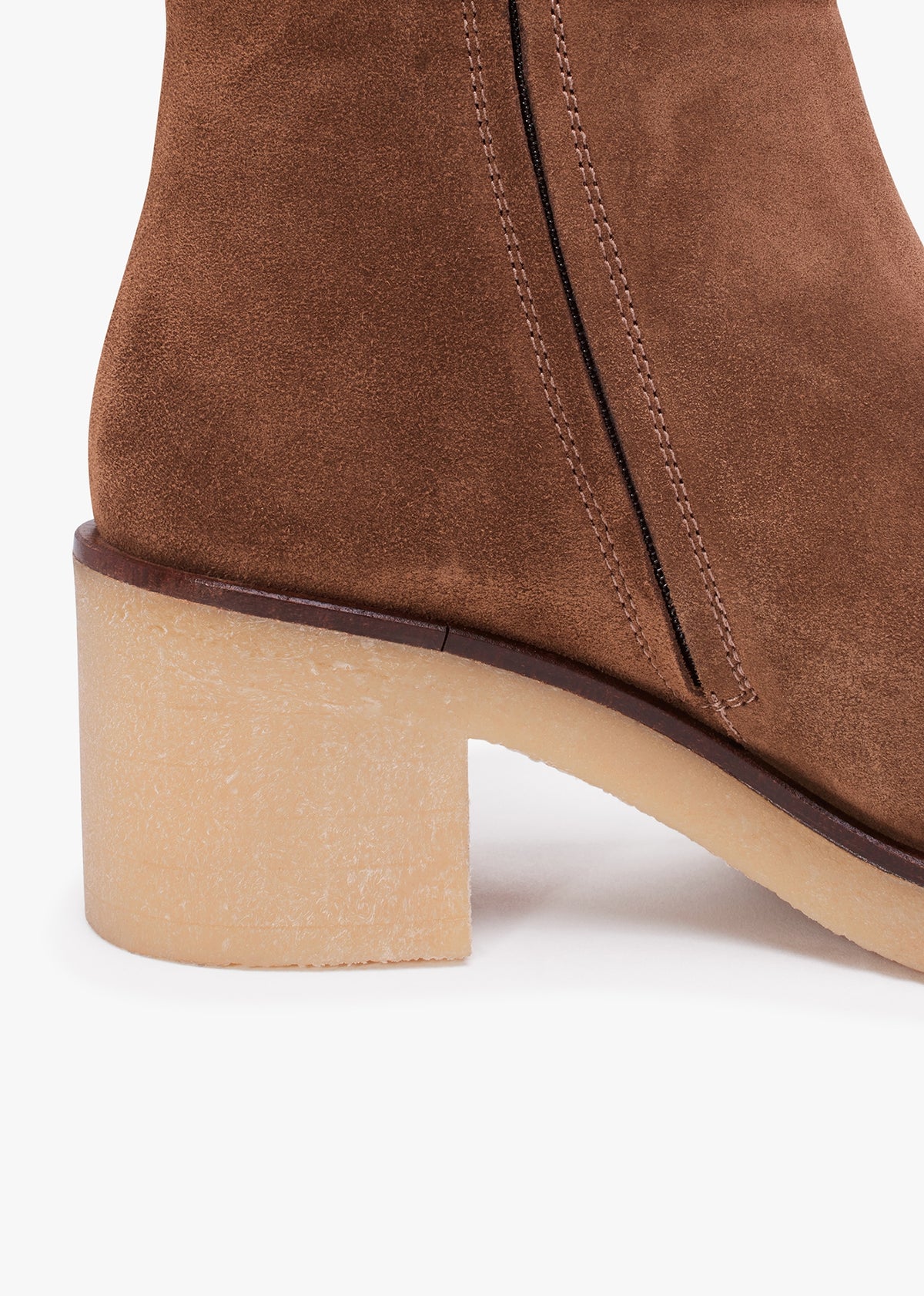 Lette Taupe Suede Over The Knee Boots