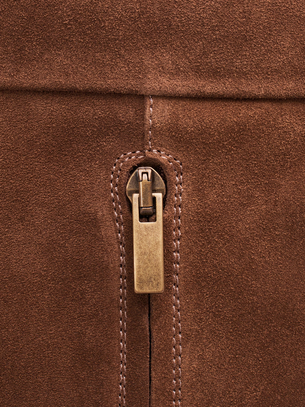 Lette Taupe Suede Over The Knee Boots