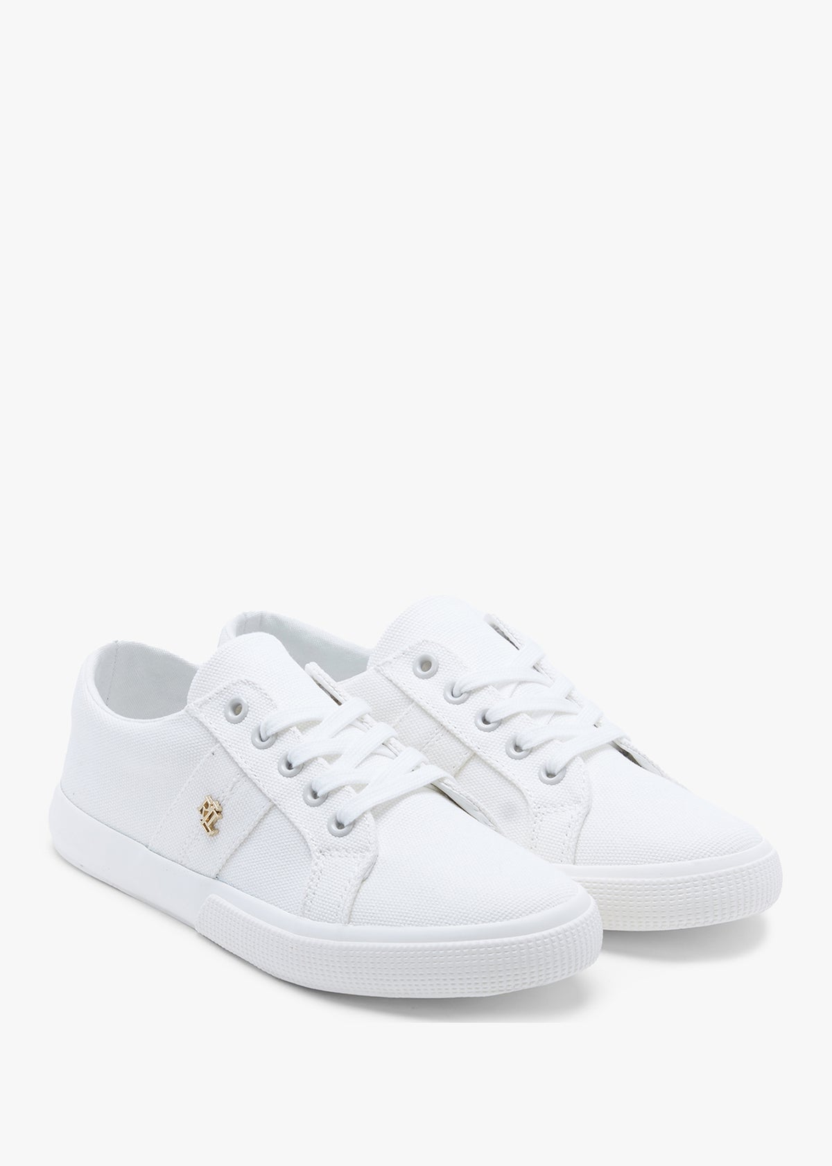 Janson II White Canvas Trainers