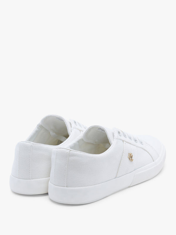 Janson II White Canvas Trainers