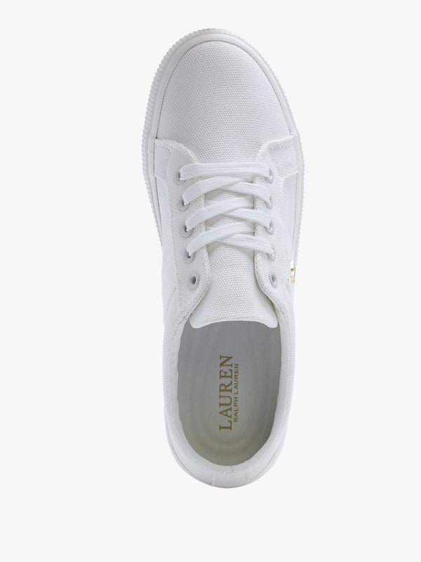 Janson II White Canvas Trainers