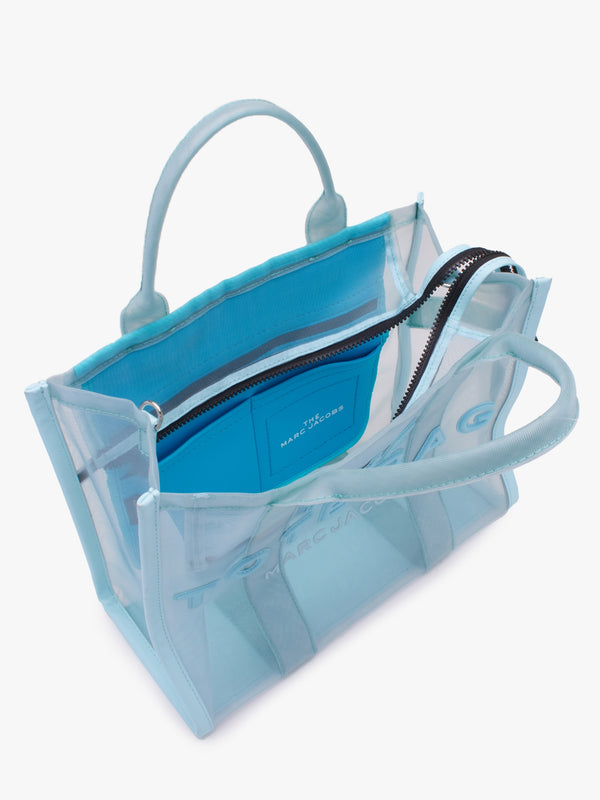 The Mesh Medium Pale Blue Tote Bag