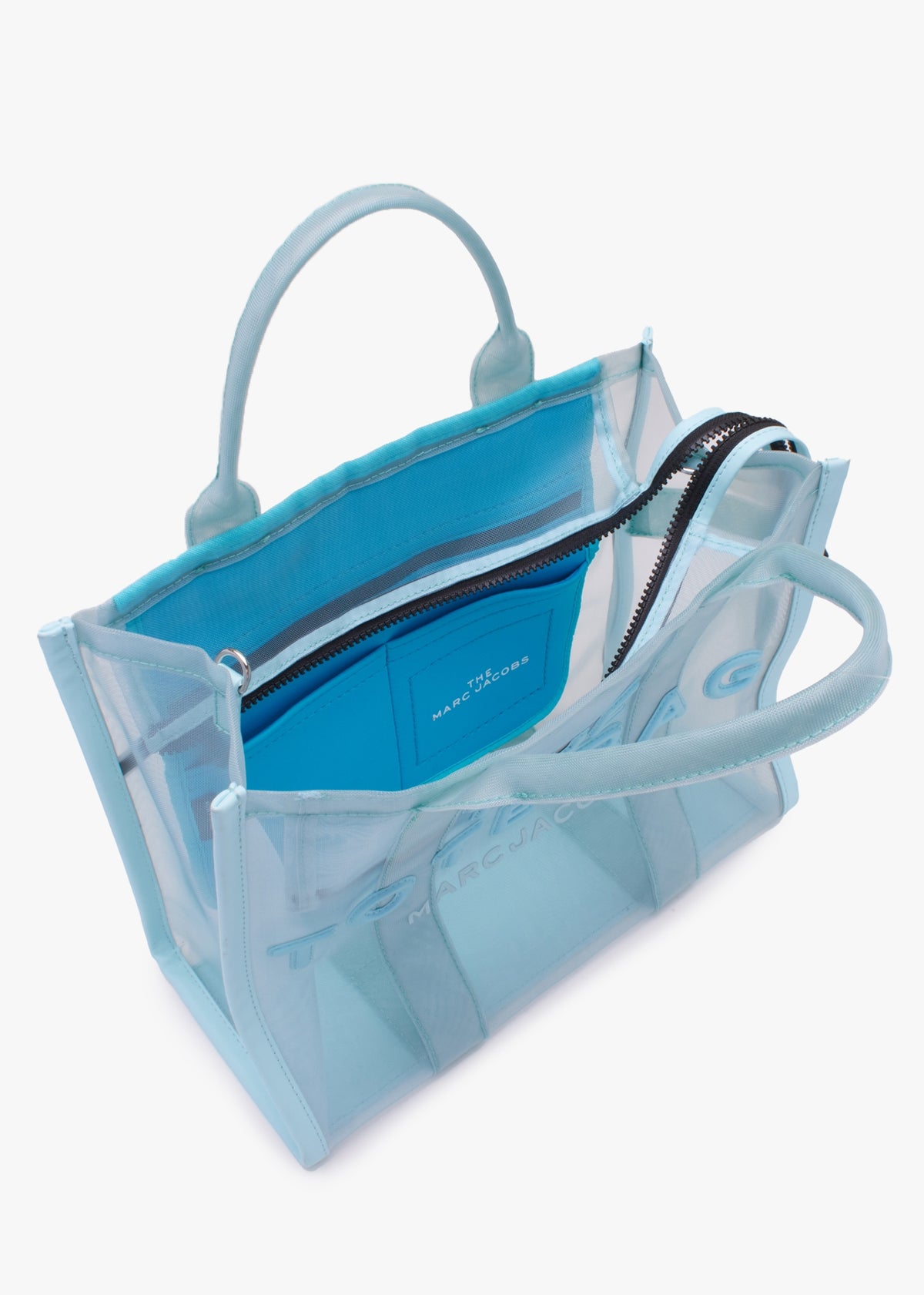 The Mesh Medium Pale Blue Tote Bag
