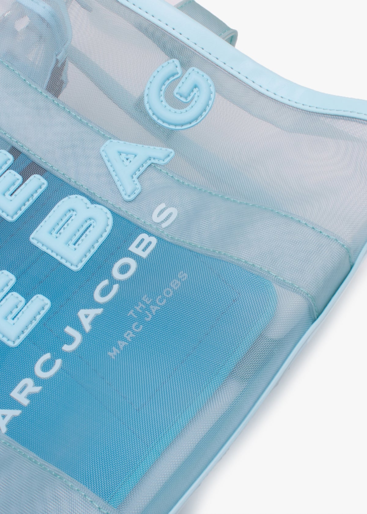 The Mesh Medium Pale Blue Tote Bag