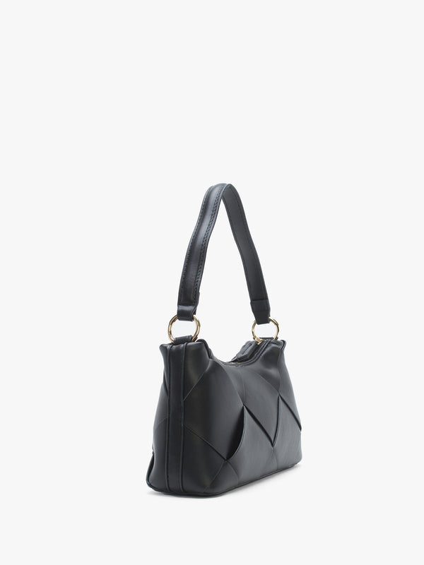 Ibiza Nero Woven Shoulder Bag