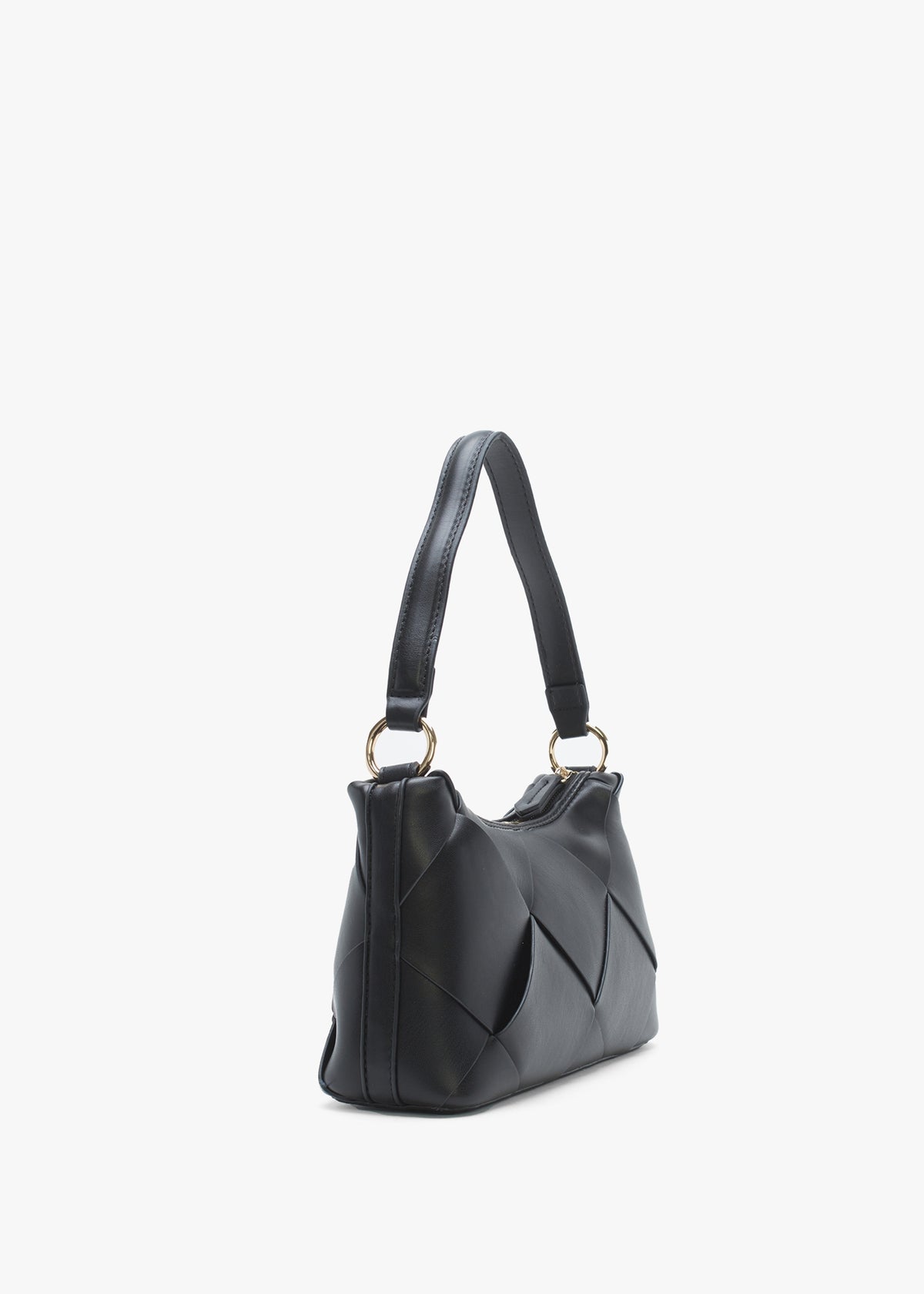 Ibiza Nero Woven Shoulder Bag