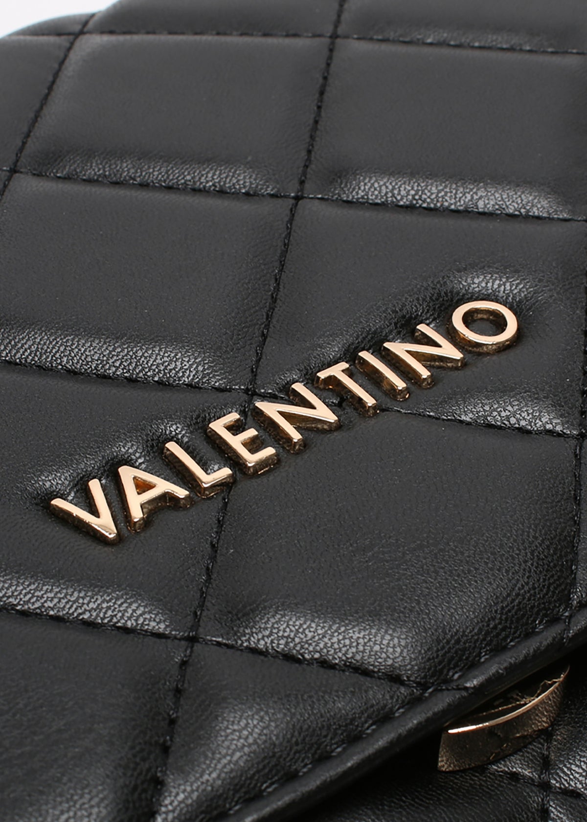Ocarina Black Quilted Satchel Bag