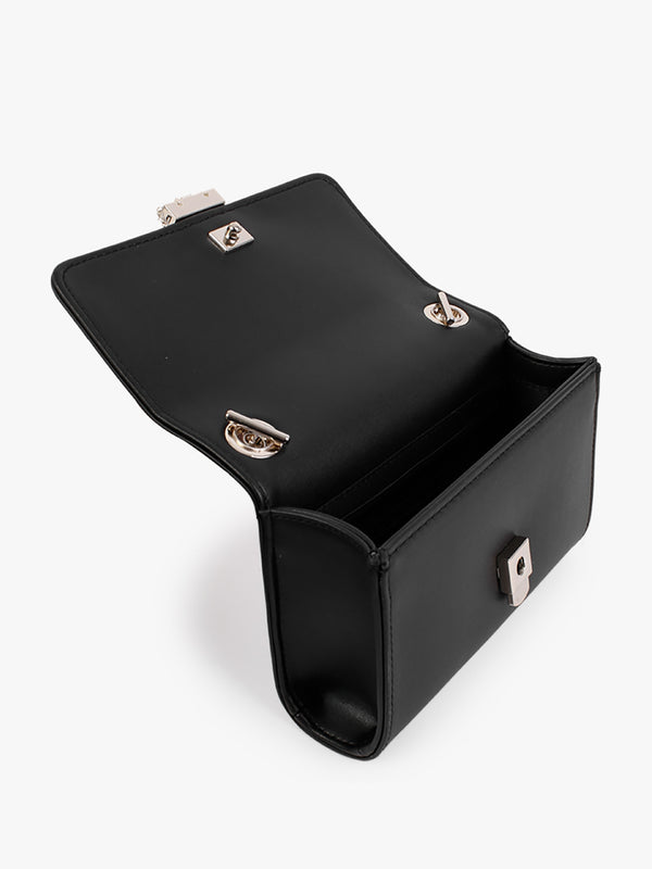 Small Piccadilly Black Satchel Bag