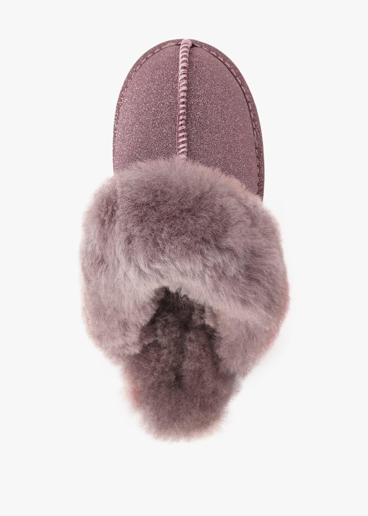 Soglit Purple Sheepskin Slippers