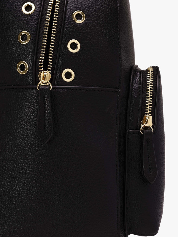 Megeve Black Rivet Backpack