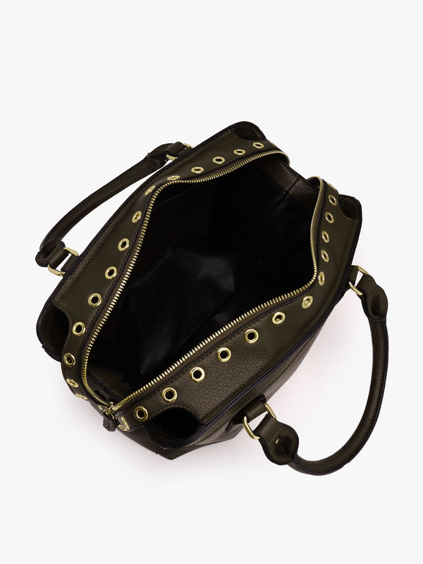 Megeve Militare Rivet Shopper Bag