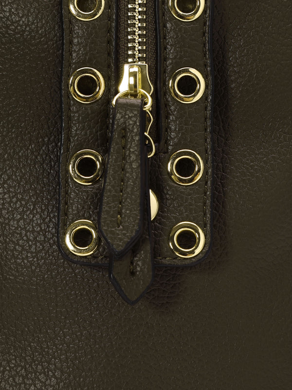 Megeve Militare Rivet Shopper Bag