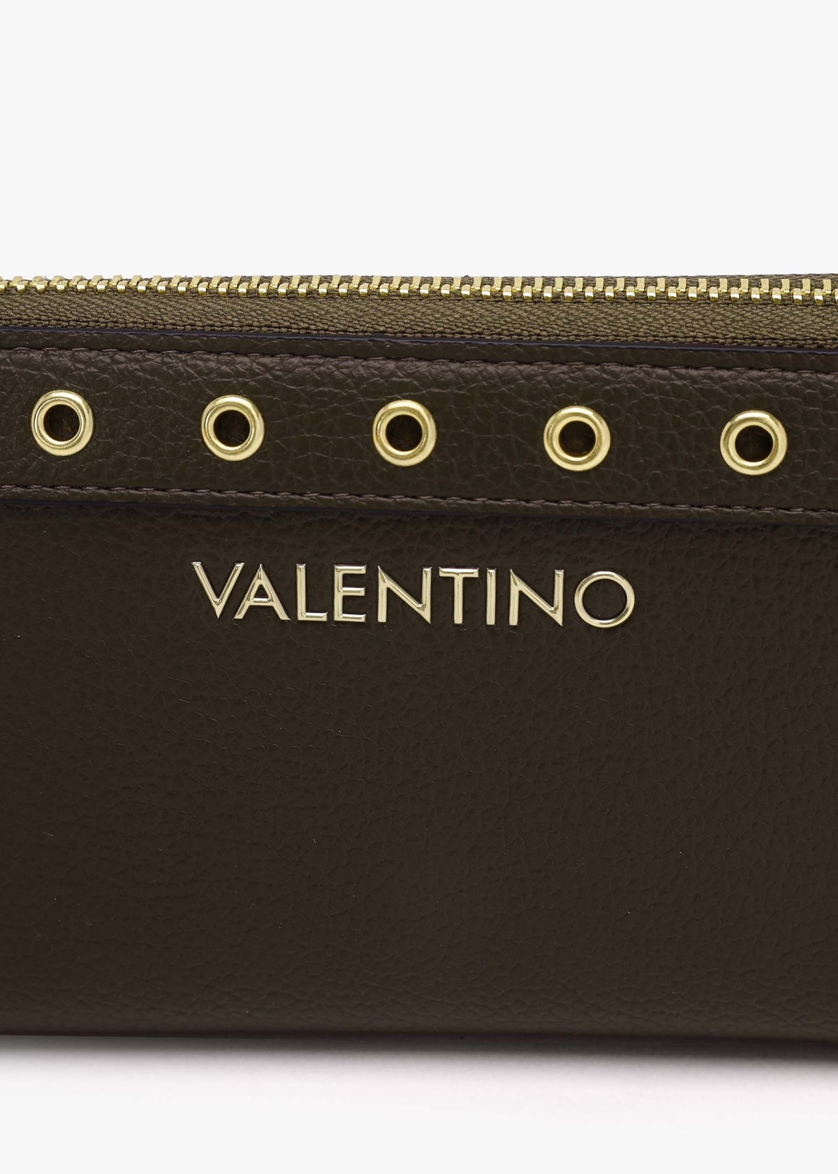 Megeve Militare Zip Around Rivet Wallet